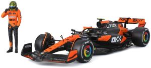 BUR28040N - McLaren MCL38 #4 Miami GP 2024 met L. Norris-figuurtje