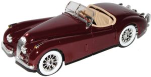 BUR22018RO - JAGUAR XK120 Cabrio 1948 Rood
