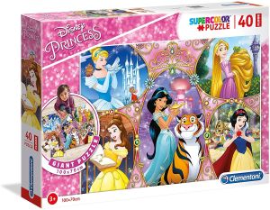 CLE25463 - DISNEY Princess 40-delige vloerpuzzel - 100x70 cm
