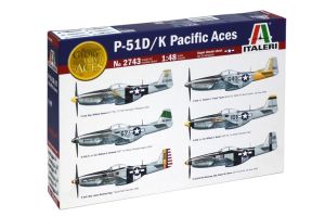ITA2743 - Vliegtuig P51 D/K Pacific Aces om in elkaar te zetten en te schilderen