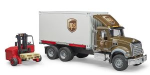 BRU2828 - MACK GRANITE UPS vrachtwagen met palletwagen