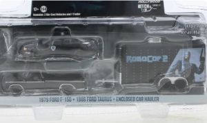 GREEN31150-A - 1979 FORD F-150 en 1986 FORD Taurus van de Detroit Police Department ROBOCOP 2 in blisterverpakking