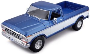 MST31462B - 1979 Ford F-150 pick-up, blauw en wit