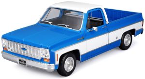 MST31467BU - 1974 Chevrolet C10 Cheyenne Super, blauw en wit