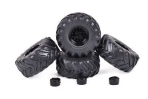 AT3200205 - 4 MICHELIN Mega Xbib 750/560-R26 Banden met Zwarte Velgen