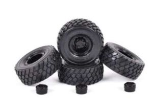 AT3200206 - 4 MICHELIN XLD 650-560-R25 Banden met Zwarte Velgen