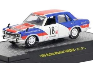 M2M-32500-S58 - DATSUN Bluebird 1600SSS #18 1969 - Beperkte oplage van 750 exemplaren.