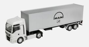 WEL32651CREME - MAN TGX XXL 4x2 (Beige) met 2-assige trailer