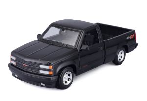 MST32901BK - Chevrolet 454 SS pick-up uit 1993, zwart.