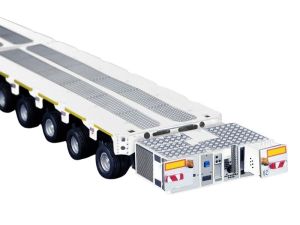 IMC33-0211 - Modulaire oplegger K25-serie + dissel, 2x6 assen, wit