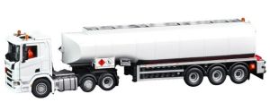 IMC33-0219 - SCANIA R DayCab 6x2 met 3-assige tankoplegger, wit
