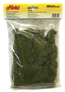HEK33504 - Olijfgroene flocking 4,5 mm 50 g