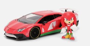 JAD36264 - LAMBORGHINI Aventador SV met KNUCKLES-figuurtje - SONIC
