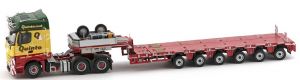 IMC32-0018 - MERCEDES BENZ Arocs Big Space 6x4 met semi dieplader NOOTEBOOM 6 assen QUINTO transport