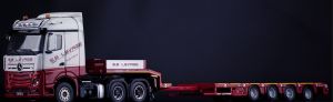 IMC32-0117 - MERCEDES BENZ Actros Streamspace 6x4 SE LIFTING en Nooteboom MCOS dieplader aanhanger