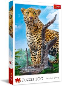 TRF37332 - Wilde luipaard puzzel van 500 stukjes