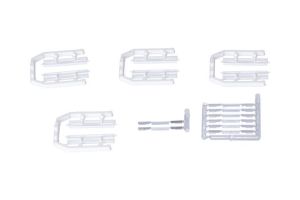 HER054706 - Witte KRONE-bumpers - 8 stuks
