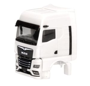 HER086332 - MAN TGX GX cabine met luchtgeleiders en achteruitkijkcamera wit – 2 onderdelen om in elkaar te zetten