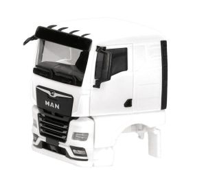 HER086363 - MAN TGX GN-cabine, wit - 2 onderdelen om in elkaar te zetten