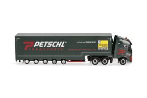 HER318914 - VOLVO FH GL 6x4 met 5-assige aanhangwagen PETSCHL