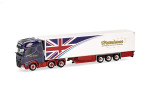 HER319225 - DAF XG 6x2 met oplegger met 3 assen HARRISONS