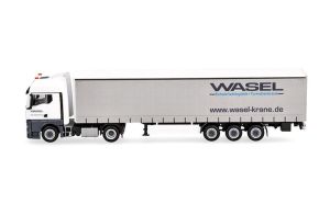 HER321235 - MAN TGX GX 4x2 met 3-assige schuifzeilaanhanger WASEL