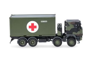 HER747219-002 - IVECO Trakker 8x8 met 20-voetscontainer van de Bundeswehr