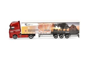 HER939256 - MERCEDES BENZ Actros 2018 4x2 met 3-assige oplegger GARTNER - Klooster van Lorsch