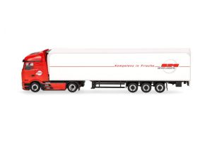 HER962551 - MERCEDES BENZ Actros ProCabin 4x2 met 3-assige koeloplegger van MEYER LOGISTIK