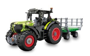 JAM402945 - CLAAS Arion 660 met dieplader - bouwstenen - 488 onderdelen