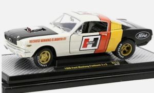 M2M-40300-114A - 1966 Ford Mustang Fastback 2+2, wit en zwart