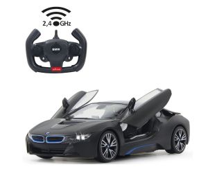 JAM404570 - BMW i8 Zwart (openslaande deuren) - Radiografisch bestuurd