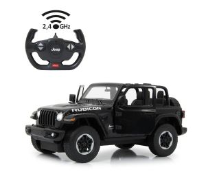 JAM405180 - Jeep Wrangler JL Zwart - Radiografisch bestuurd