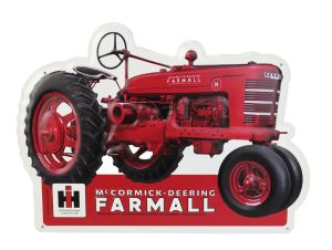42055 - McCORMICK-Deering FARMALL reliëf metalen bord - 45x32 cm