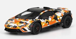 TSM430851 - LAMBORGHINI Huracan sterrato all-terrain 2024 Wit Oranje en Zwart