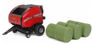 ERT44280 - CASE IH RB565 Ronde balenpers met balen