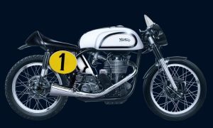 ITA4602 - NORTON Manx 500cc motorfiets uit 1951 om te monteren en te lakken