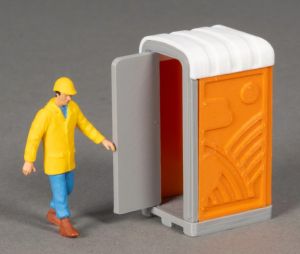 MSM5750/02 - Draagbaar toilet – Oranje – L.24,4 x B.22,4 x H.45,4 mm