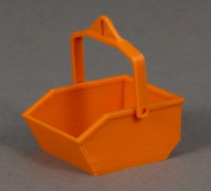MSM5803/02 - Puincontainer – Oranje – L.31 x B.25,9 x H.34,3 mm