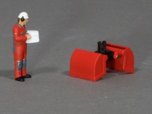MSM5805/01 - Grijper – Rood – L.33,6 x B.20 x H.17,5 mm