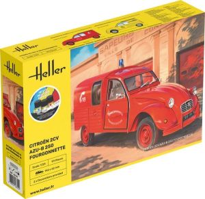 HEL58701 - Kit di montaggio e verniciatura - CITROEN 2CV AZU 250 Fire Van