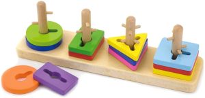VIG50968 - Houten trek- en stapelvormen