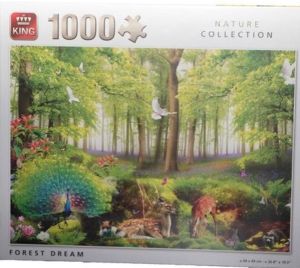 KING55980 - Bosdroom 1000 stukjes puzzel