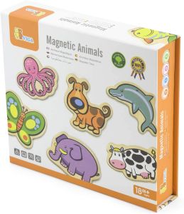 VIG58923 - 20 magnetische houten dieren