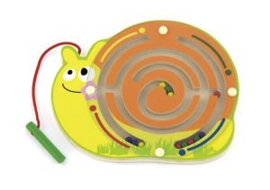 VIG59966 - Slak Magnetisch Houten Doolhof