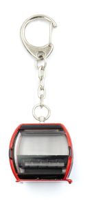 JC80751 - OMEGA V gondel rood sleutelhanger