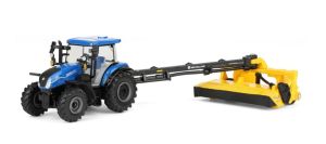 ERT61039 - NEW HOLLAND Powerstar 120 met achtermaaier 313 plus Farm Show 2026 - Prestige Collectie