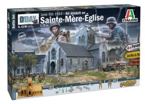 ITA6199 - Bastaille Set - Slag om Normandië Sainte-Mére-Eglise 6 juni 1944 Om te monteren en te schilderen