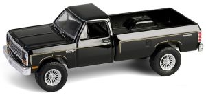 GREEN62040-C - DODGE Ram Power Prospector 1981 zwart uit de tv-serie L'Agences tous risques in blisterverpakking
