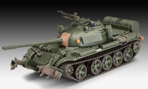 REV63328 - MODEL SET - T-55A/AM tank met KMT- 6/EMT-5 mijnploeg, te assembleren met verf